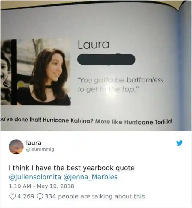 Hysterical High School Yearbook Quotes