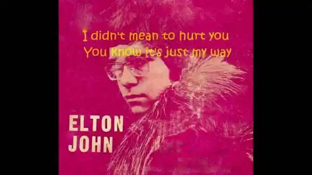 What is the name of the Elton John album in question?