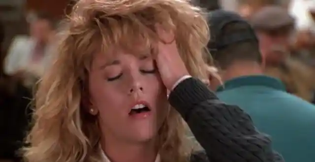In welchem skurrilen Film machte Meg Ryan in einem Diner verrückte Gesichter und Geräusche?