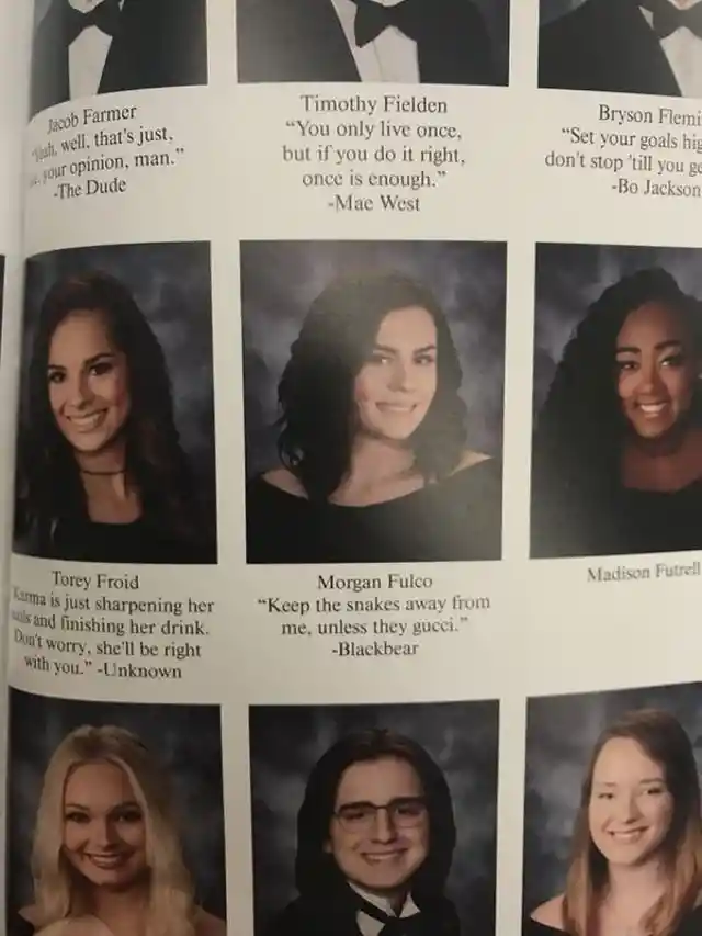 Hysterical High School Yearbook Quotes