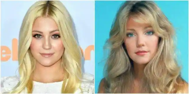 Amazing: Celebs And Their Parents At The Same Age