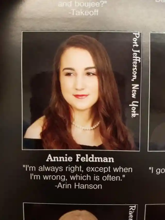 Hysterical High School Yearbook Quotes