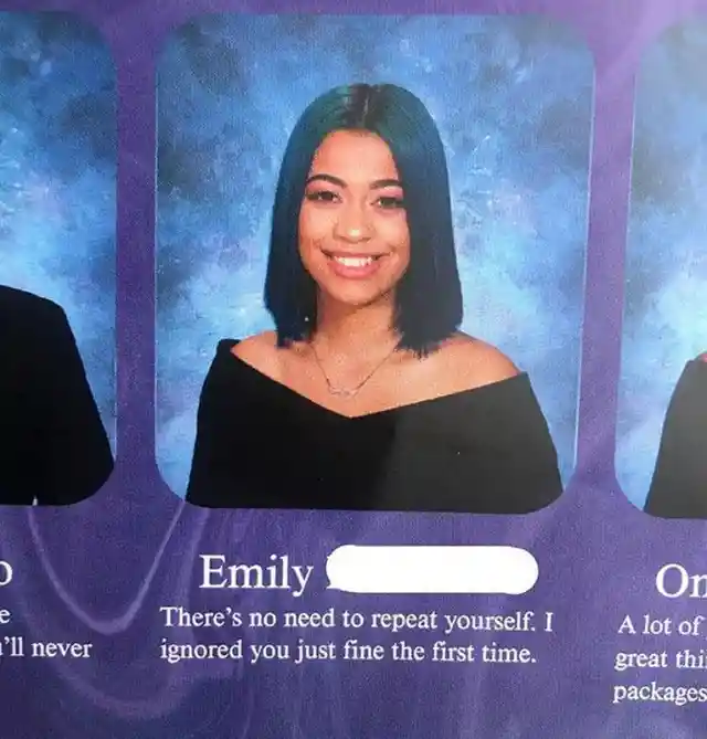 Hysterical High School Yearbook Quotes