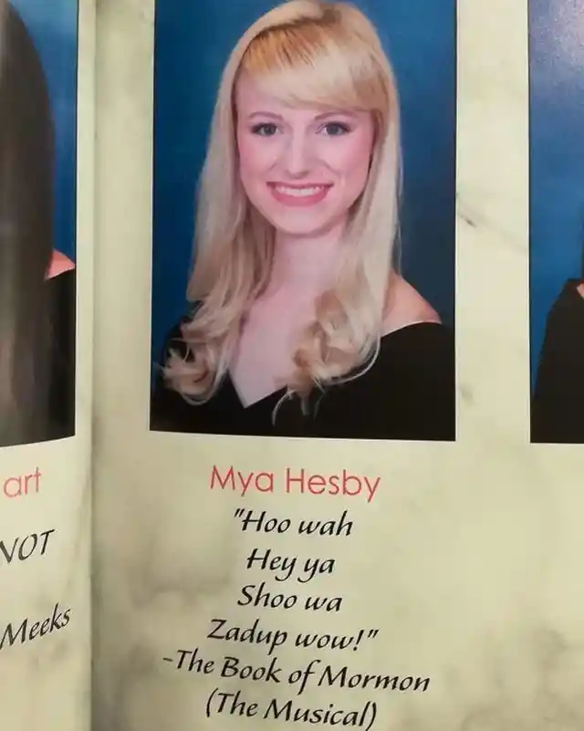 Hysterical High School Yearbook Quotes