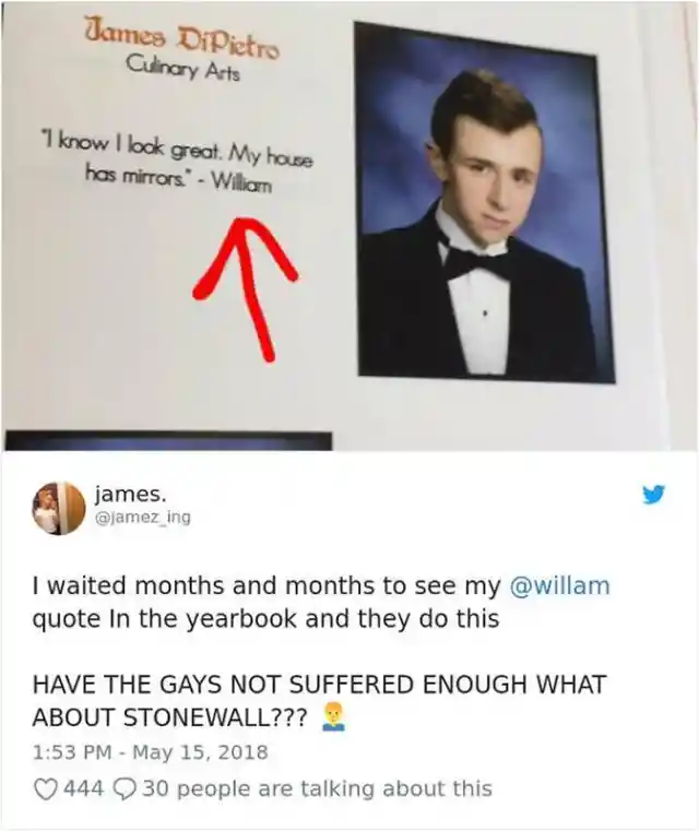 Hysterical High School Yearbook Quotes