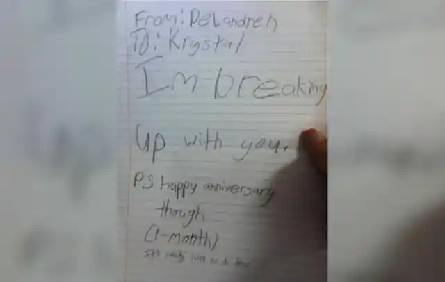 Hilarious Breakup Notes