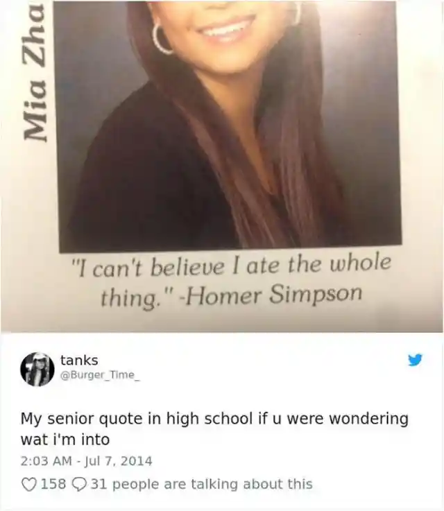 Hysterical High School Yearbook Quotes