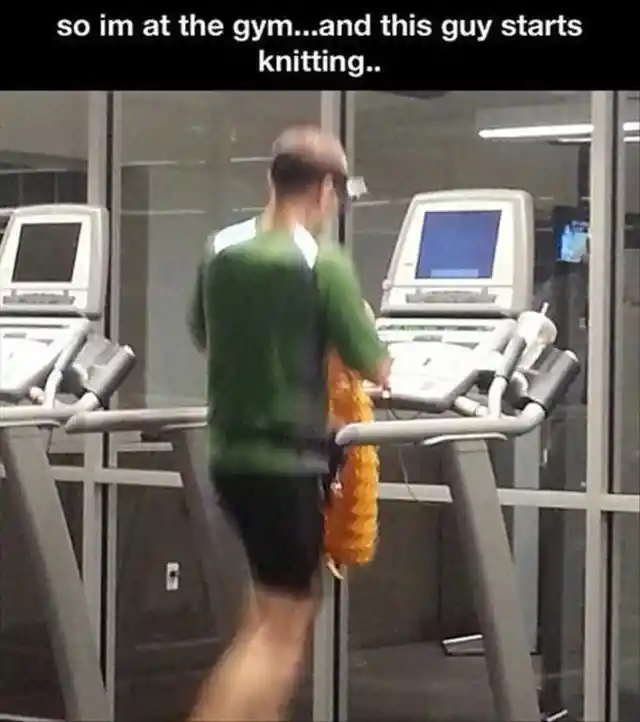 Hilarious Photos Taken At The Gym