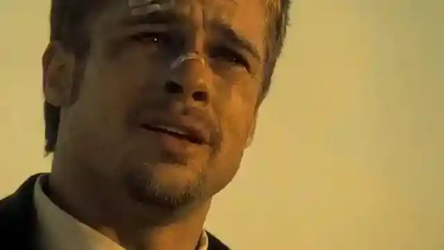 Which brad Pitt movie features heartbreaking moment? 