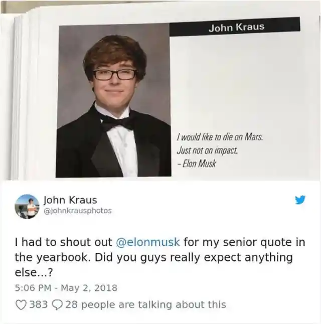 Hysterical High School Yearbook Quotes