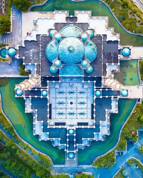 What Do Famous Landmarks Look Like From Above?