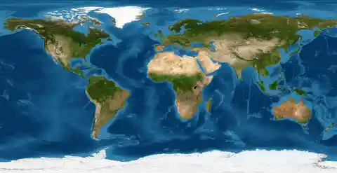 Es gibt also vier Hemisphären auf der Erde, aber nur einen Kontinent mit Land in jeder von ihnen. Welcher Kontinent ist es?