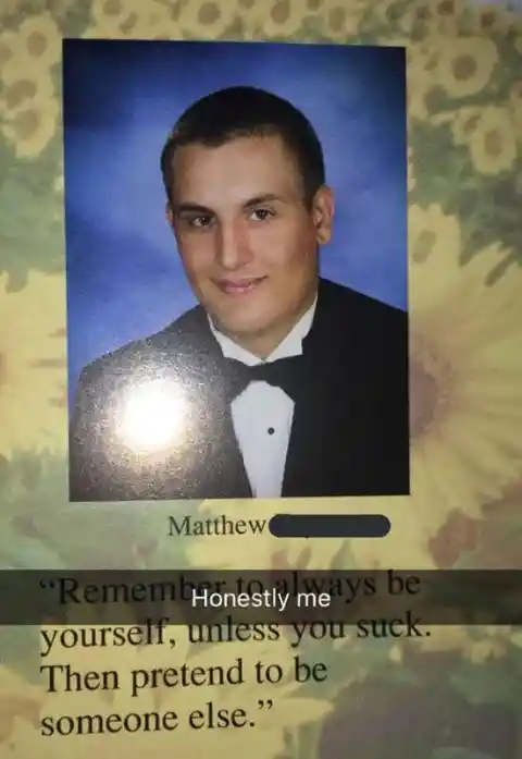 Hysterical High School Yearbook Quotes