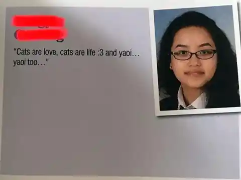 Hysterical High School Yearbook Quotes