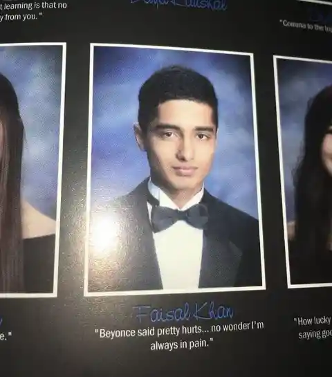 Hysterical High School Yearbook Quotes