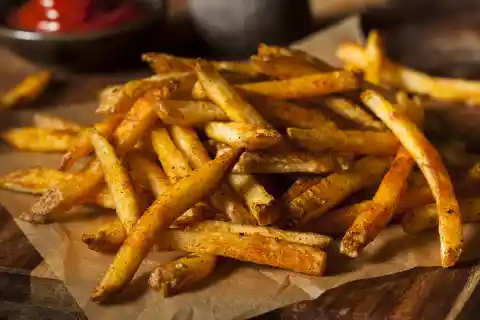 Where were french fries actually created?