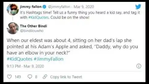 Jimmy Fallon's #Kidsquotes Hashtag bringt das Internet zum Ausrasten