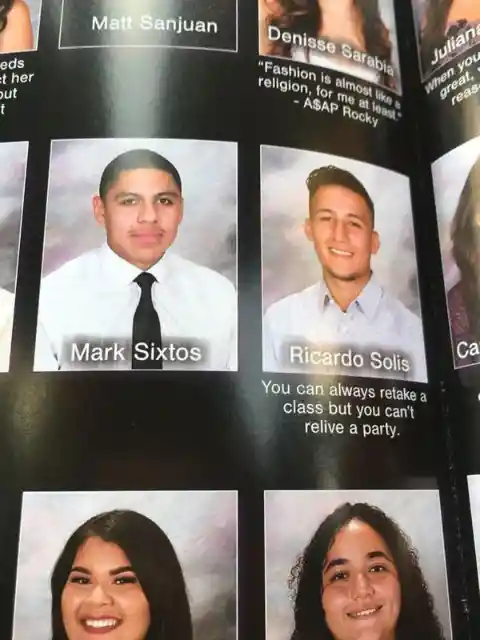 Hysterical High School Yearbook Quotes