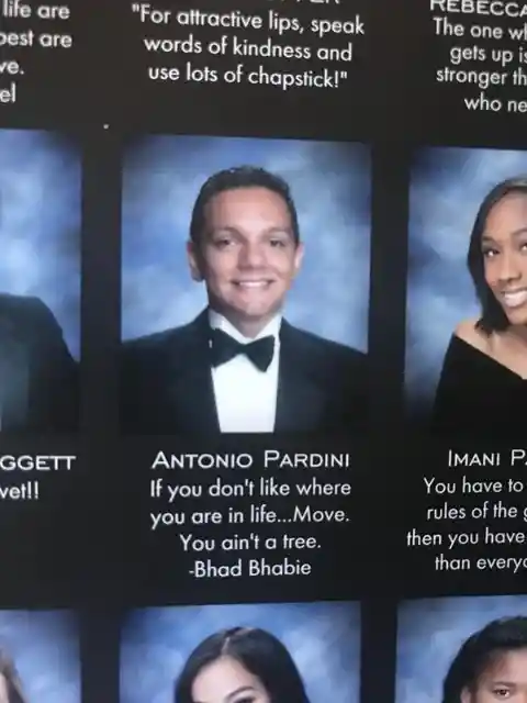 Hysterical High School Yearbook Quotes