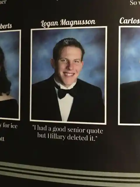 Hysterical High School Yearbook Quotes