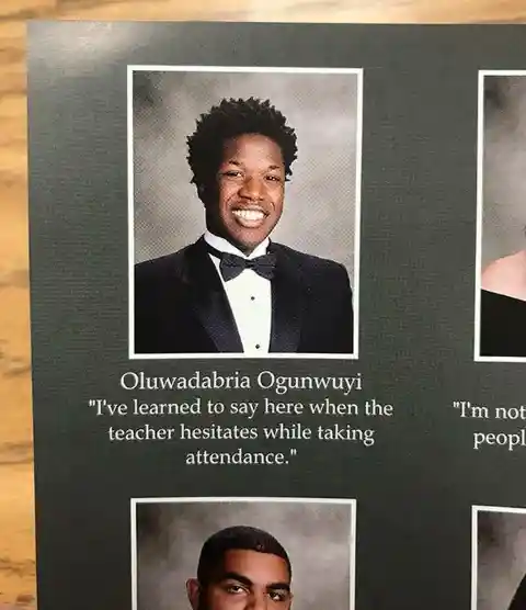 Hysterical High School Yearbook Quotes