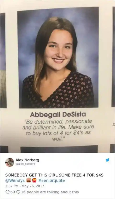 Hysterical High School Yearbook Quotes